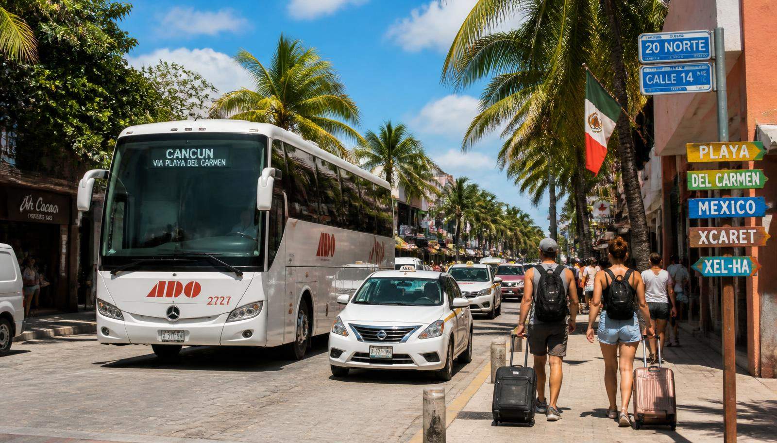 Cómo moverte por Playa del Carmen: guía de transporte