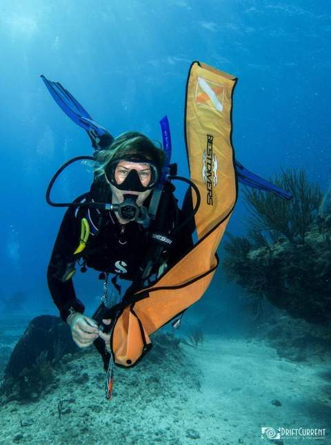 Liz at Jaguar Divers