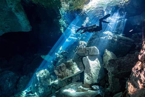 Chikin Ha cenote diving