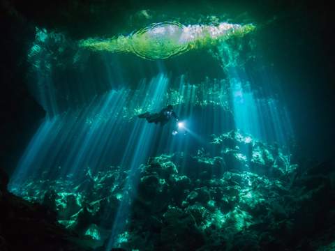 Garden of Eden cenote diving