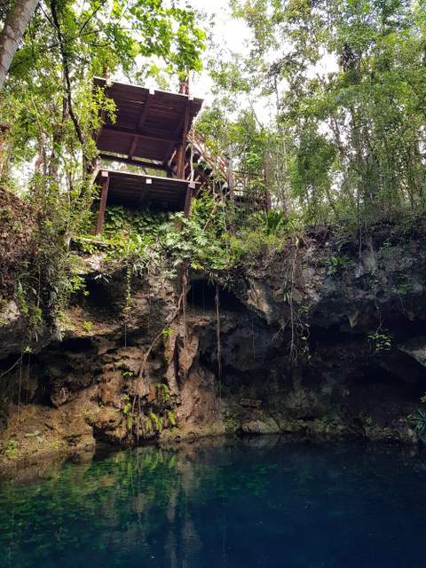 Zapote cenote diving